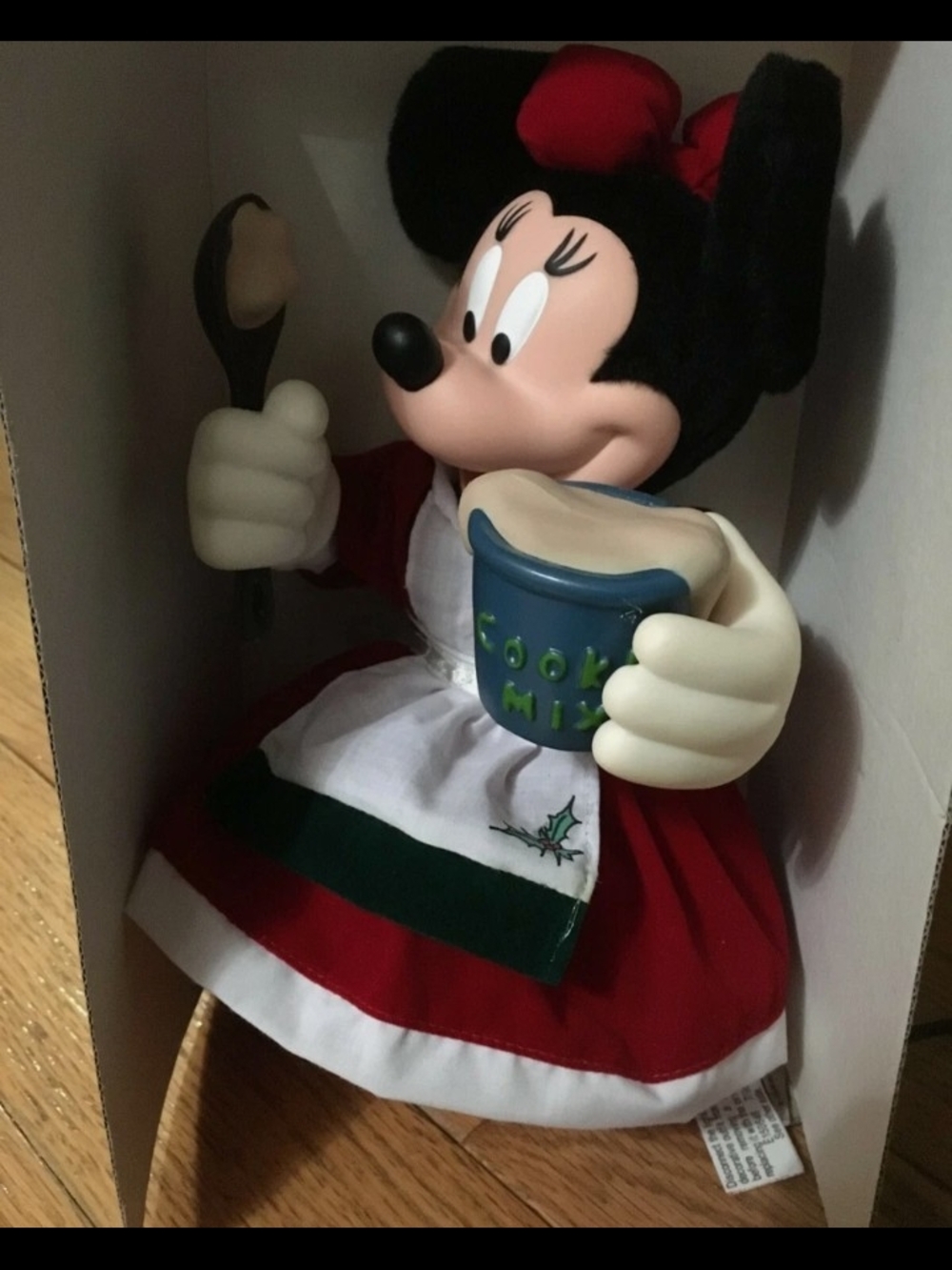Disney Minnie Mouse Animated Ornament - Red Black White - Picture 4 of 4